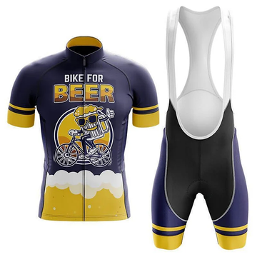 Bike For Beer - Bicycle Short Sleeves Jersey