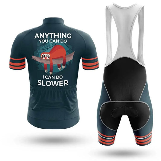 Anything You Can Do I Can Do Slower - Bicycle Short Sleeves Jersey